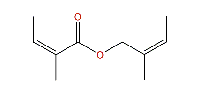 (Z)-2-Methylbut-2-enyl (Z)-2-methyl-2-butenoate